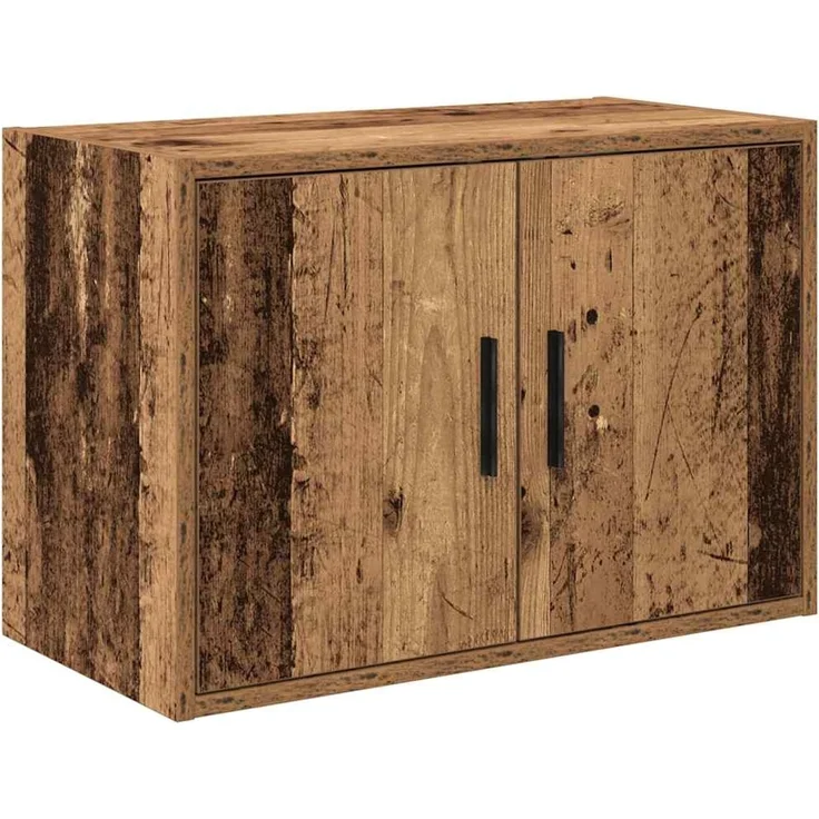 vidaXL Garagen-Wandschrank Altholz-Optik Holzwerkstoff 860657 – Bild 1