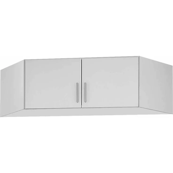 Eck-Schrankaufsatz Chile / Celle, Holzwerkstoff, Weiß, 117 x 39 x 117 cm