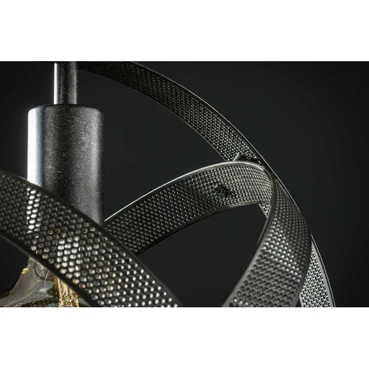 KAWOLA Hängeleuchte DILLY Hängelampe 3-flammig Metall schwarz 150 x 33 x 115 cm – Bild 4