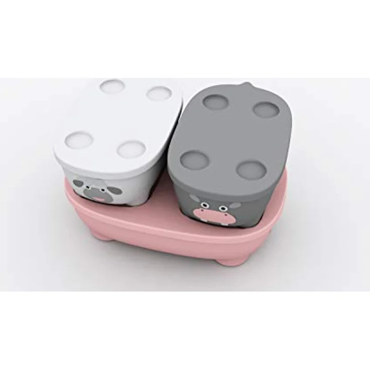 Prince Lionheart 9899 Bentomal Boxes Hippo - Set of 3 Microwave Boxes, grau, 280 g – Bild 14