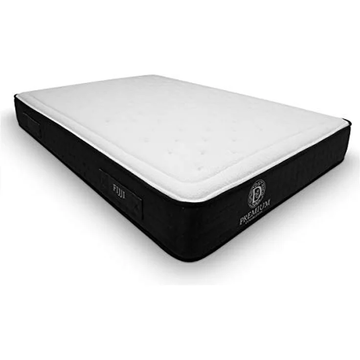 Duérmete Online Premium Viskoelastische Matratze Fixji | Bambusgewebe | Sanitized Behandlung, Schaumstoff, Weiß, 140 x 190 – Bild 1