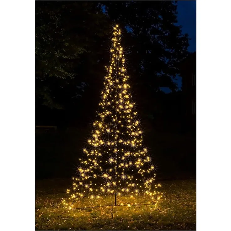 Star-Max Künstlicher Weihnachtsbaum 35240T LED Tannenbaum GALAXY 3x1,7m 480 warmweiße LEDs Timer außen
