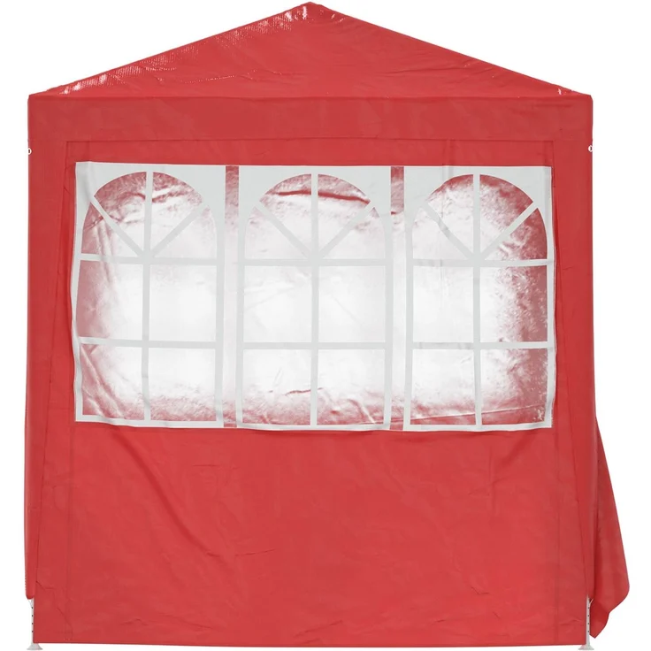 vidaXL Party-Zelt Rot 200 x 200 x 240 cm PE und Stahl 42032994 – Bild 5