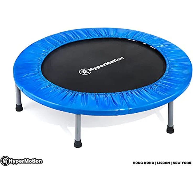 HyperMotion Mini Trampolin für Kinder, 91 cm faltbar, rutschfest, Indoor & Outdoor, bis 25 kg, blau – Bild 5