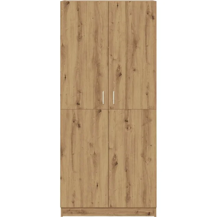 vidaXL Kleiderschrank Artisan-Eiche 80x52x180 cm Holzwerkstoff 855883 – Bild 3