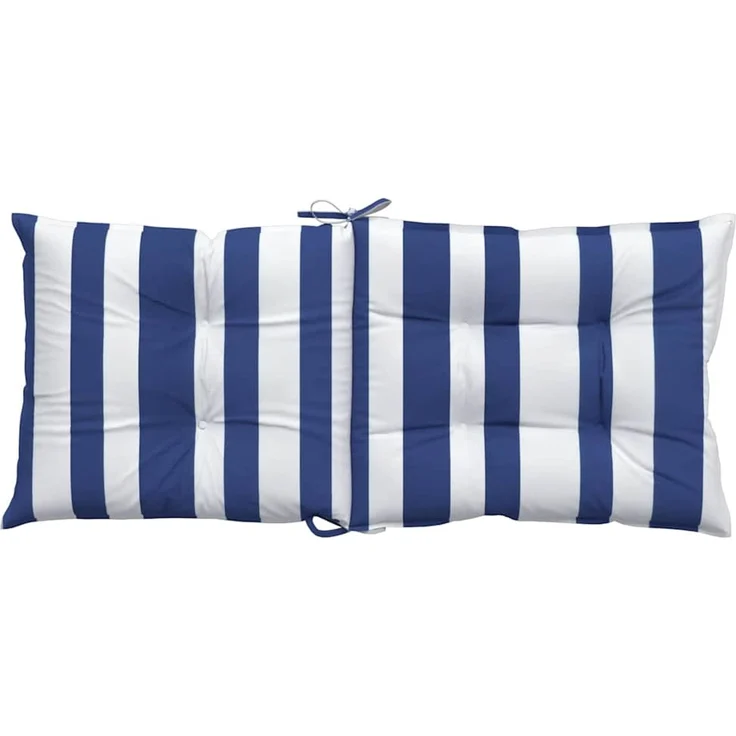 vidaXL Outdoor-Kissen 4 stk. Stoff Blau-weiß gestreift 100 x 50 x 7 cm 377717 – Bild 6