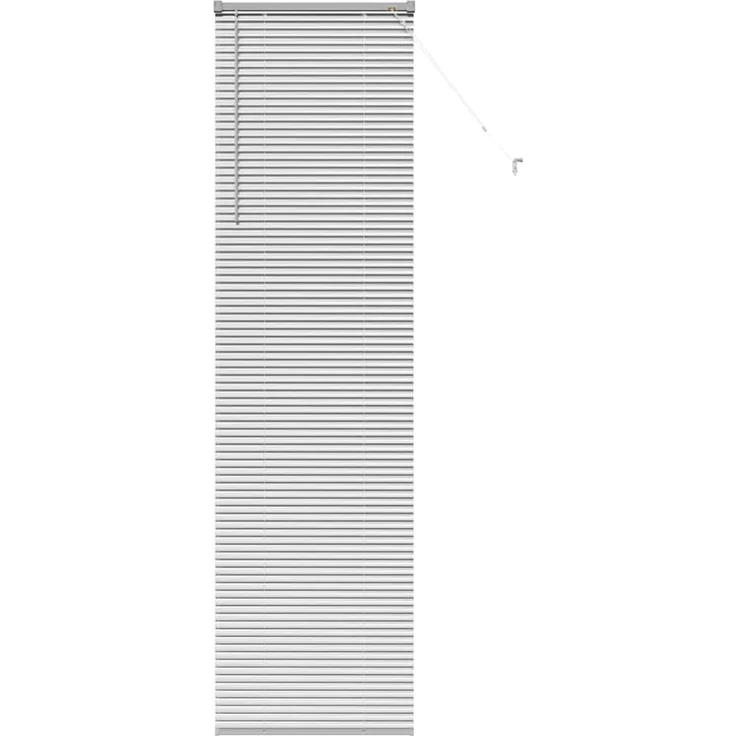 vidaXL Venezianische Jalousie Silber 220 x 65 cm 25 mm Aluminium 42005940 – Bild 2