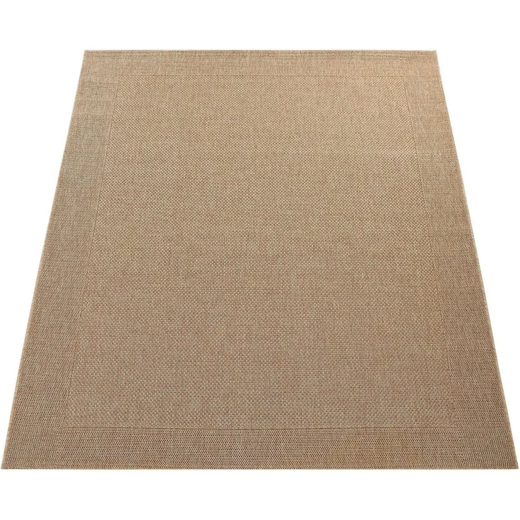 Paco Home Teppich Waregem 621, rechteckig, Höhe: 4 mm, Flachgewebe, meliert, mit Bordüre, Outdoor geeignet, Wohnzimmer – Bild 1