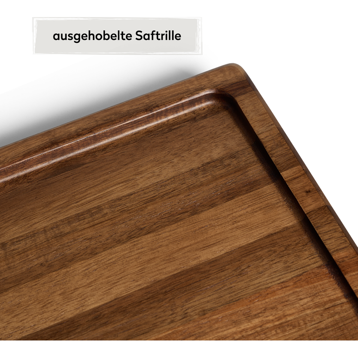 Schneidebrett Akazienholz mit RAGNAR Küchenmesser - Multi-Color - #946634 – Bild 5