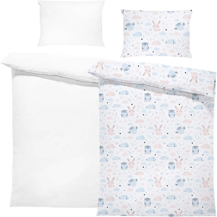Totsy Baby Babybettwäsche Kinderbettwäsche Baumwolle Set mit Decken- und Kissenbezug – Bild 2