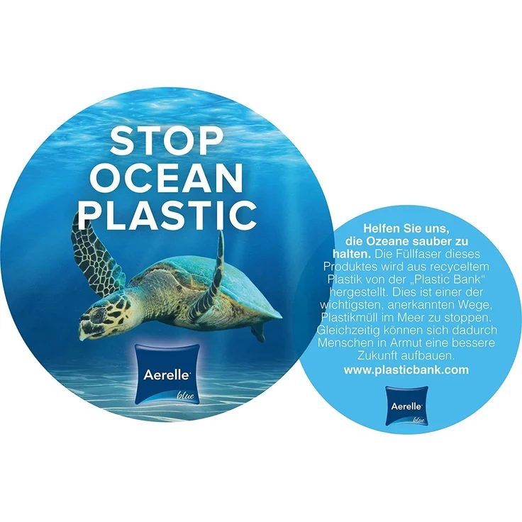 Irisette Greenline 'Aerelle Blue' Faser Kissen 80x80 cm – Bild 3