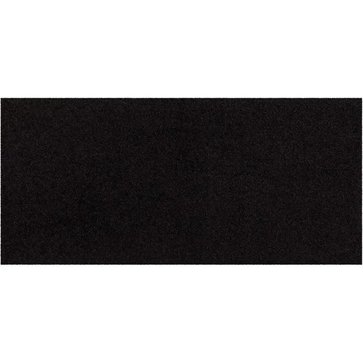Salonloewe Fußmatte Fußmatte 30x60 Uni Schwarz, Eingangsmatte klein, Höhe: 300 mm