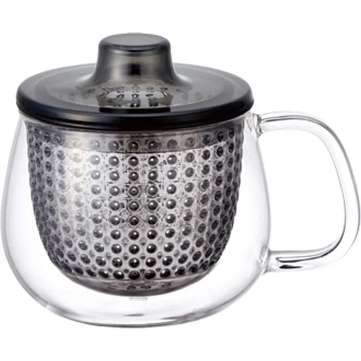 Secret de Gourmet KINTO - UNITEA Teetasse mit Aufguss-Sieb 350 ml grau