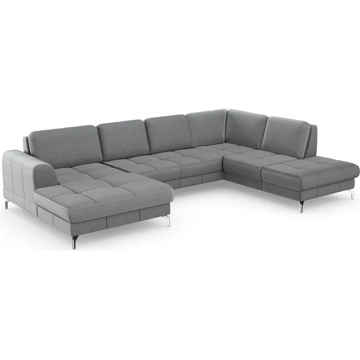 sit&more Wohnlandschaft Bendigo U-Form, inklusive Sitztiefenverstellung, Bodenfreiheit 12 cm, in 2 Fußfarben – Bild 2