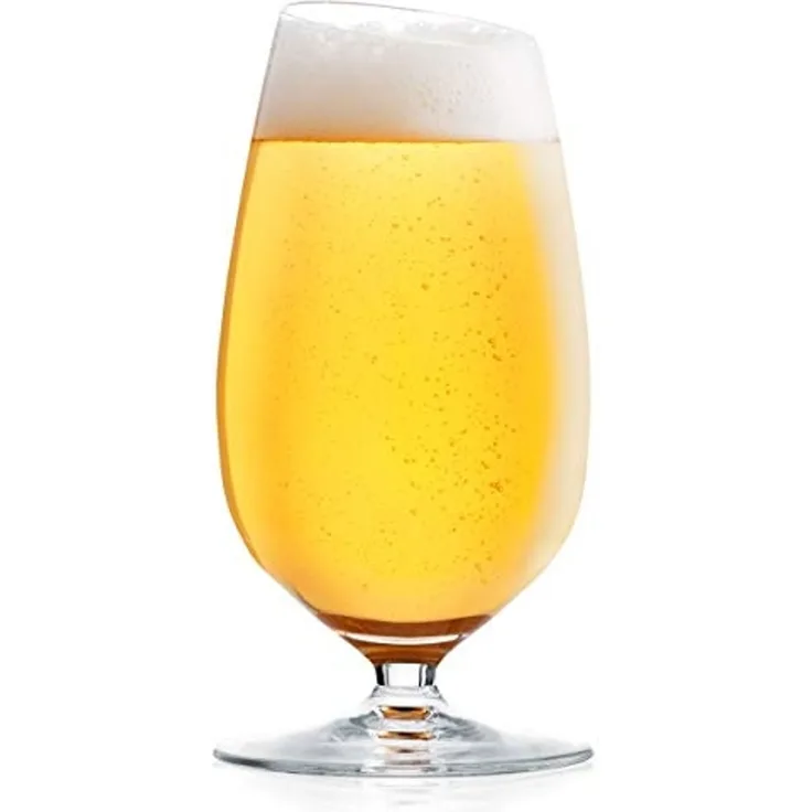 Eva Solo Bierglas, Pilsglas, Biergläser Set, Genießen, Glas, Transparent, Klein, 2er Set, 541111