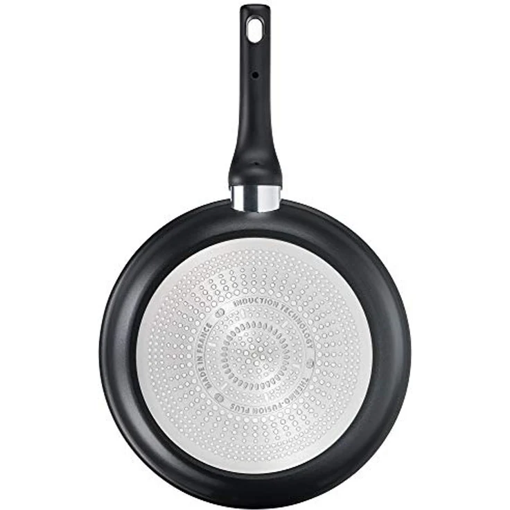 Tefal G25591 Unlimited On 3-teiliges Pfannen-Set | Pfannen 24/28 cm und Wokpfanne 28 cm | kratzfeste Antihaftversiegelung | Thermo-Signal | alle Herdarten + Induktion | einfaches Reinigen | Schwarz – Bild 3