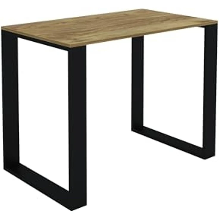 AKKE Esstisch, Esszimmertisch LOFT Schwarze Beinen Küchentisch Bürotisch 2mm-PVC – Bild 3