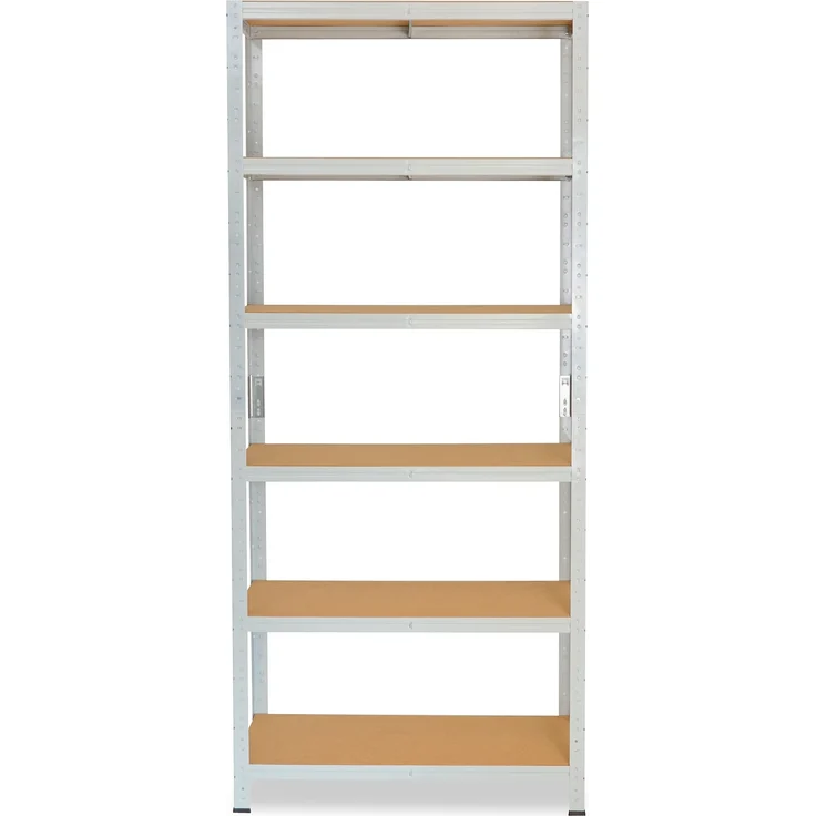 shelfplaza OFFICE 200x120x60 cm Schwerlastregal in lichtgrau mit 6 Böden und 145 kg Traglast pro Boden – Bild 5