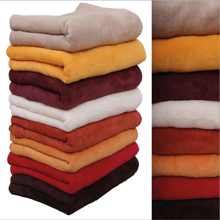 Kuscheldecke 220cm x 240cm rotbraun - kastanienbraun – Bild 5