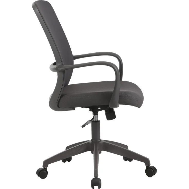 XORA 'CALVIN' Drehstuhl mit Netzrücken, Stoff grau, 58 x 105.5 x 59 cm, höhenverstellbar und bis 140 kg belastbar – Bild 5