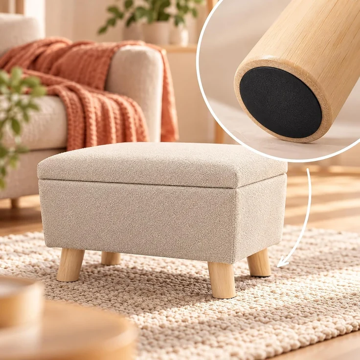 Relaxdays Fußhocker mit Stauraum – Bild 10