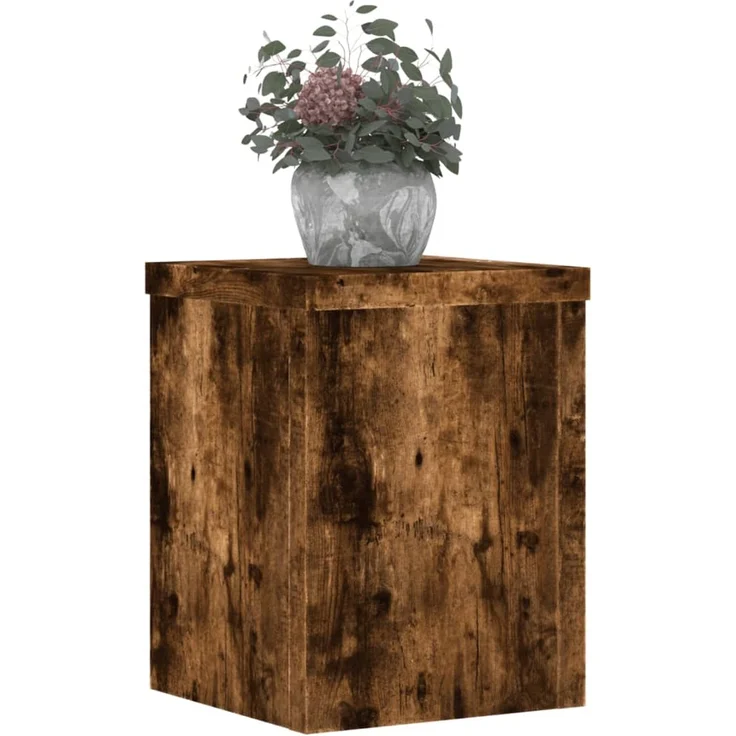 vidaXL Pflanzenständer 2 Stk. Räuchereiche 15x15x20 cm Holzwerkstoff 852892 – Bild 8
