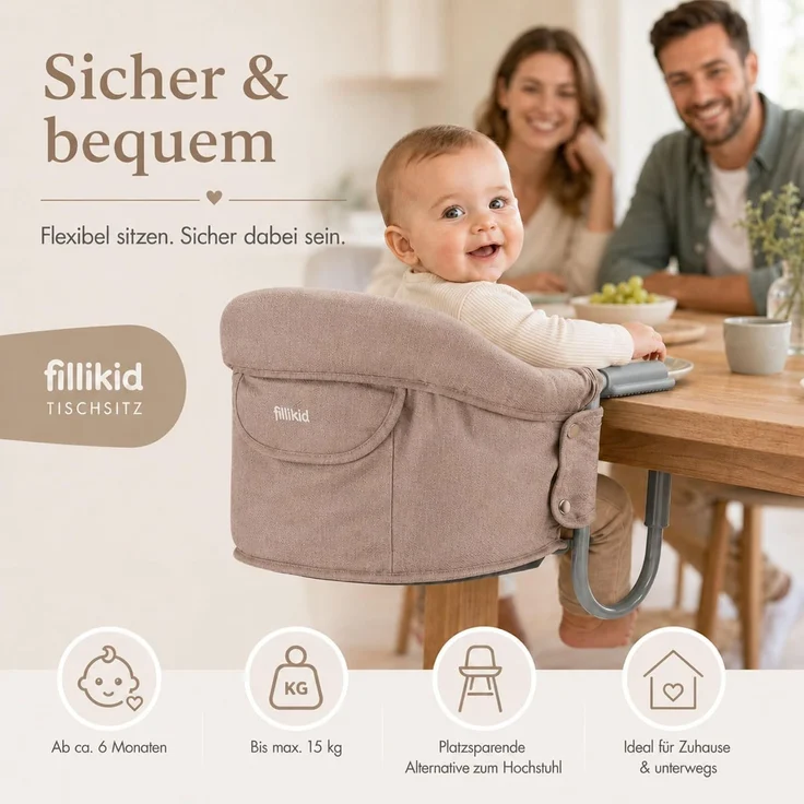 Fillikid Tischsitz Flexi Comfort Exklusiv – Bild 3