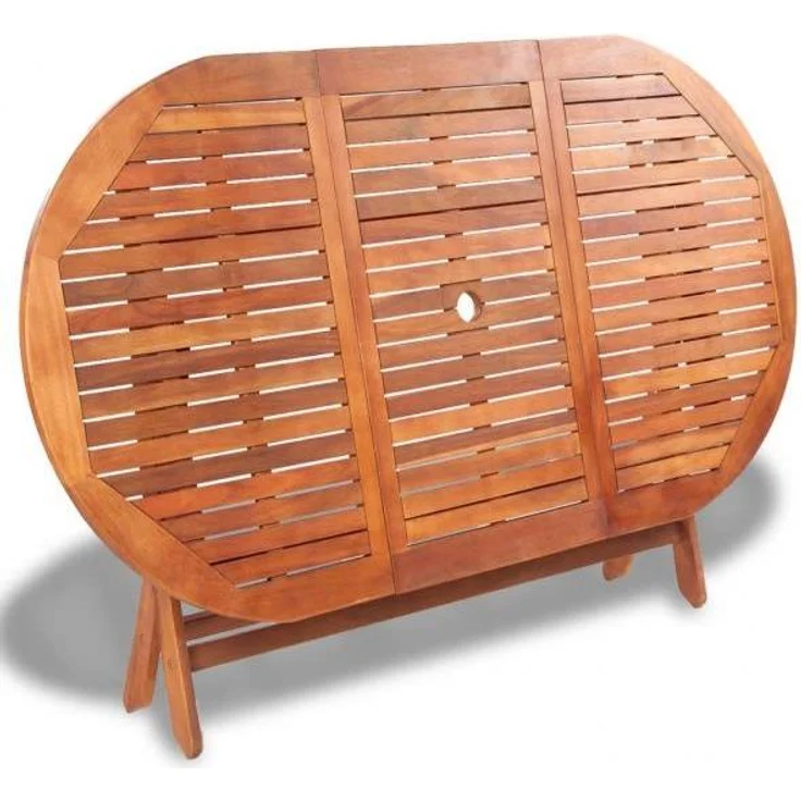 vidaXL 7-tlg. Garten-Essgruppe Massivholz Akazie 41815 – Bild 5