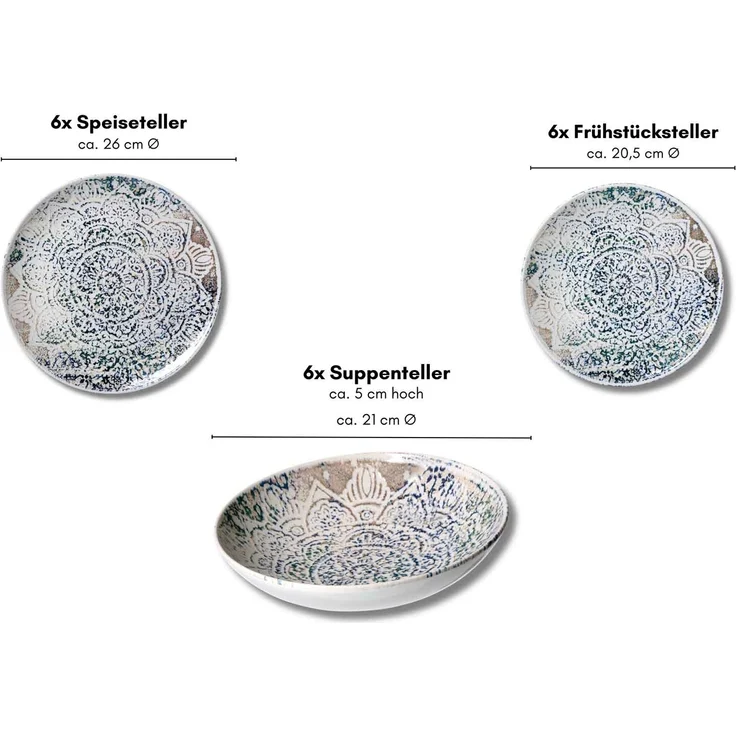 Ritzenhoff & Breker Luigi Tafel-Set 18-teilig – Bild 4