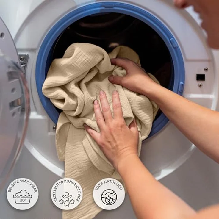 lilimaus Betthimmel Handgefertigter Musselin Betthimmel aus 100% Baumwolle für Babybett, Stoffhimmel für Babybett-Deko im Kinderzimmer und Spielzimmer – Bild 6