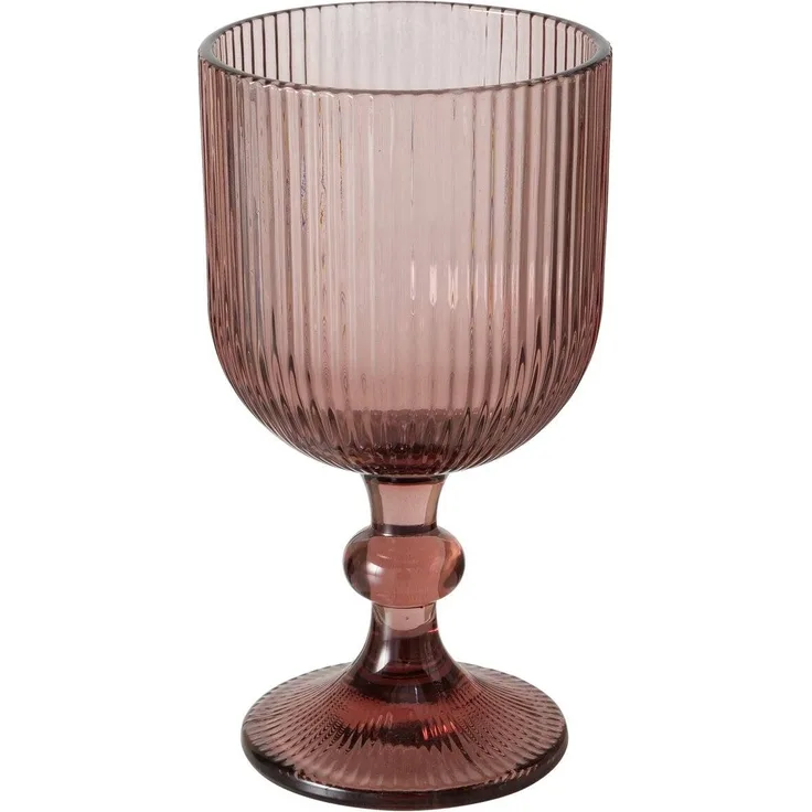 Weinglas aus geriffeltem Glas RIGANO