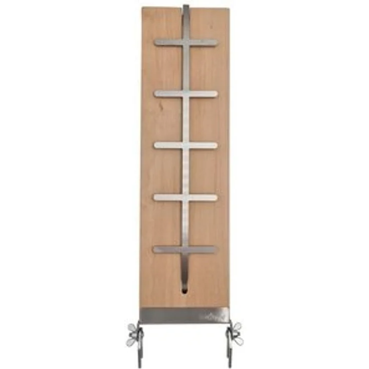 Grillfürst Räucherbrett Grillfürst Flammlachsbrett Buche 14 x 50 cm Klemm-Variante – Bild 5