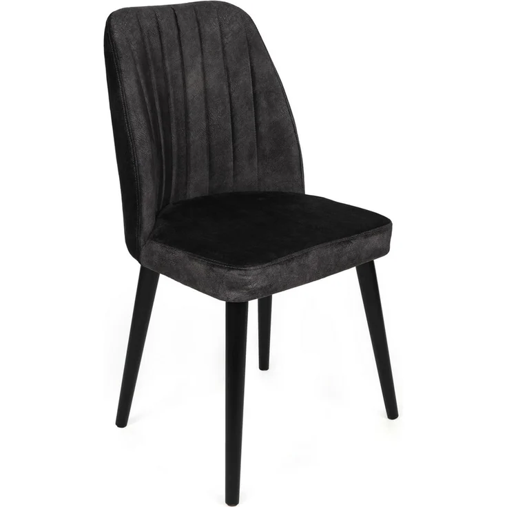 Skye Decor 'Alfa-437 V2' Stuhlset (2-teilig), Anthrazit / Schwarz, 50 x 90 x 49 cm – Bild 3