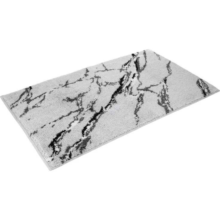Vossen Badematte »Marble«, Höhe 16 mm, fußbodenheizungsgeeignet, Polyacryl, rechteckig