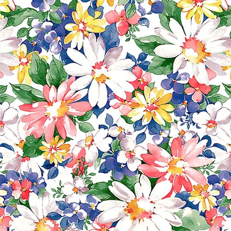 GEMITEX Traditionelle Tischdecke, Plüsch, gewachst, wasserdicht und schmutzabweisend, Dekor 4133 Blumen Sanremo, ideal für rechteckige Tische für 10/12 Personen, 140x240 cm, hergestellt in Italien, – Bild 4