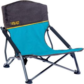Uquip Strandstuhl Sandy Campingstuhl Faltstuhl Klappstuhl Faltbar Niedrig 120 kg Blue/Grey