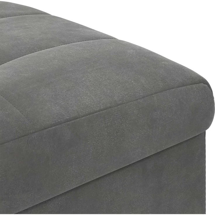 vidaXL Ottoman mit Stauraum Dunkelgrau 40 x 40 x 45 cm Samt 876811 – Bild 7