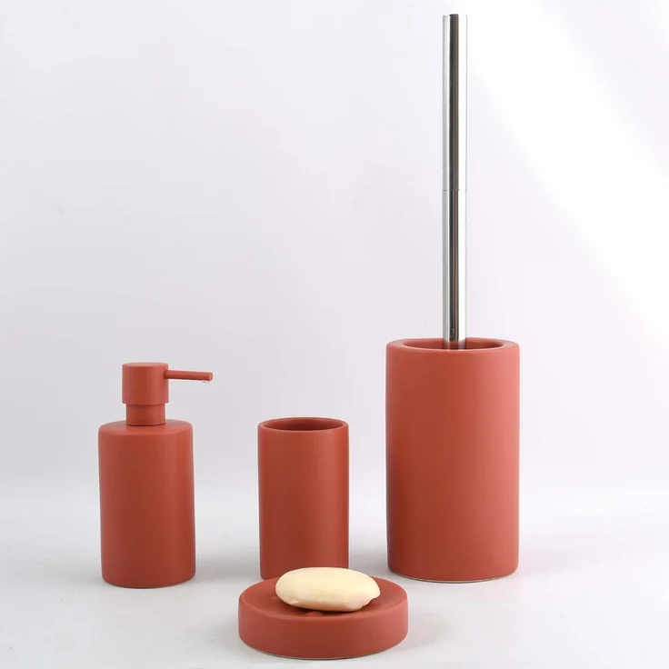 Zahnputzbecher Tube matt - Terracotta matt – Bild 2