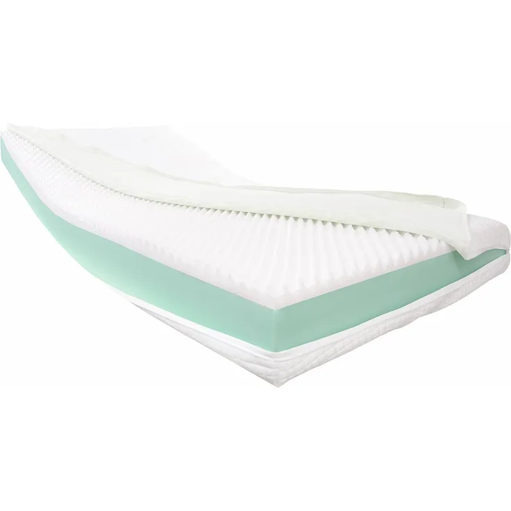 Dibapur® Visco Orthopädische Visco + Kaltschaummatratze (Hohes Raumgewicht) Auswahl x ca. 16 cm Kern mit einem glatten Aloe Vera Bezug ca. 16,2 cm - Made in Germany (120x190 H3)