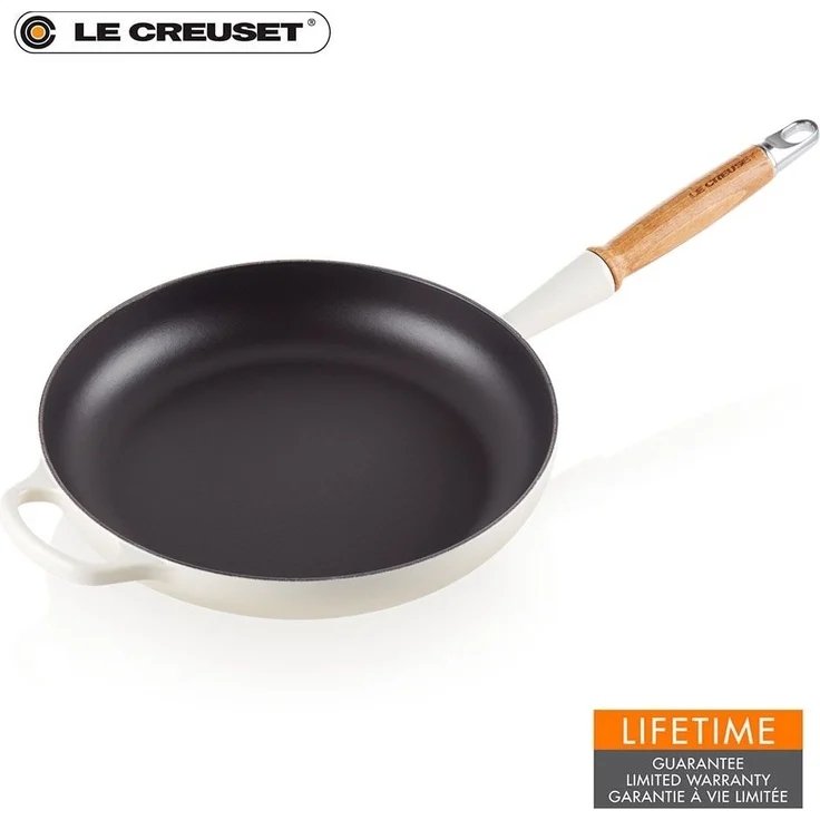 Le Creuset Bratpfanne Signature 26 cm Meringue - 26 cm