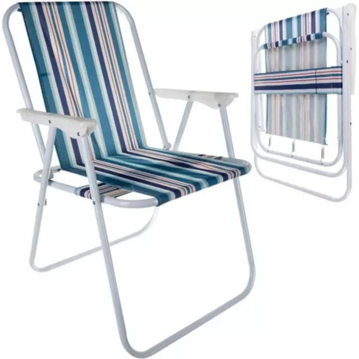 Trizand Gartenstuhl Campingstuhl Klappstuhl (Spar-Set, 1 St), Einfach zusammenklappbar für bequemen Transport – Bild 1