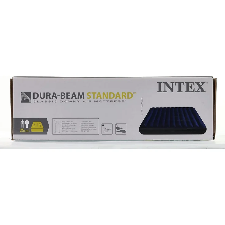 Intex 'Classic Downy' Luftbett, blau, 183 x 203 x 25 cm – Bild 15