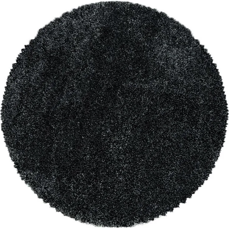 Carpettex Hochflor-Teppich Unicolor - Einfarbig, Läufer, Höhe: 30 mm, Teppich Wohnzimmer Einfarbig Shaggy verschidene farben und größen