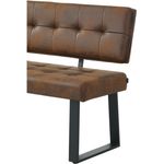 B&D home Eckbank AKA (2-St), beidseitig montierbar, gepolstert, mit Rückenlehne, verschiedene Maße