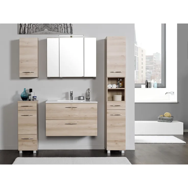 Badezimmer-Set >Porto< in Buche Iconic
