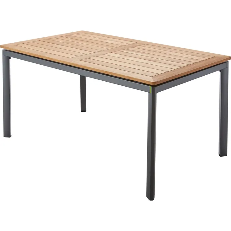 MWH Gartentisch Reno Alutapo braun, 160 x 95 x 74 cm