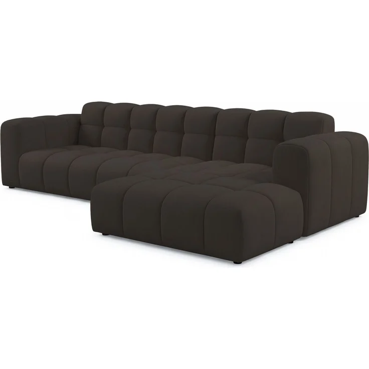 Selsey 'Boloon' Ecksofa L-Form, 3-Sitzer, rechts, Samt Braun, 300 cm – Bild 3