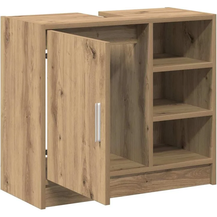 vidaXL Badezimmerschrank Artisan-Eiche 63 x 29 x 55 cm Holzwerkstoff 869213 – Bild 4