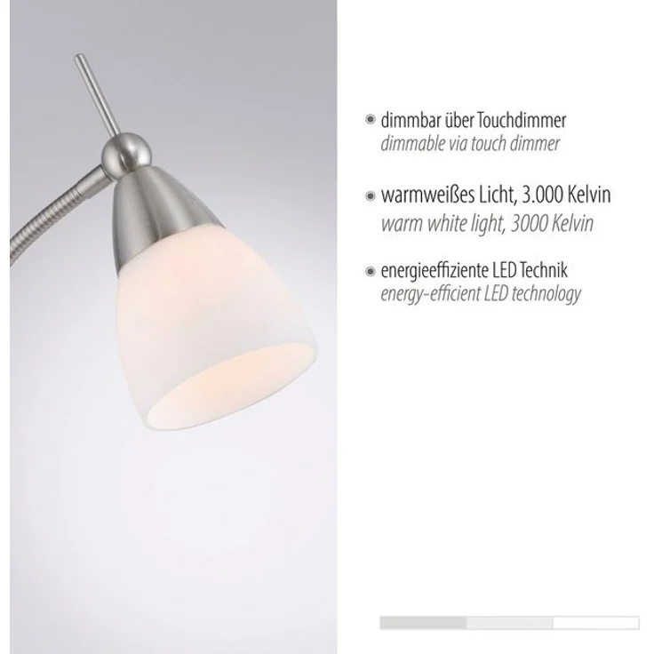 Paul Neuhaus Stehlampe PINO, LED wechselbar, Warmweiß – Bild 4