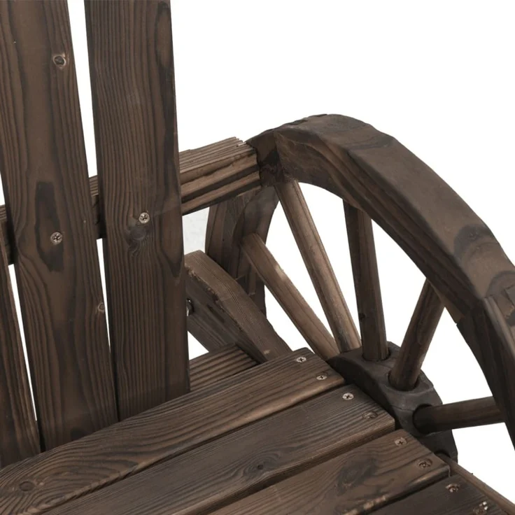 vidaXL Adirondack-Schaukelstuhl Massivholz Tanne 365094 – Bild 2